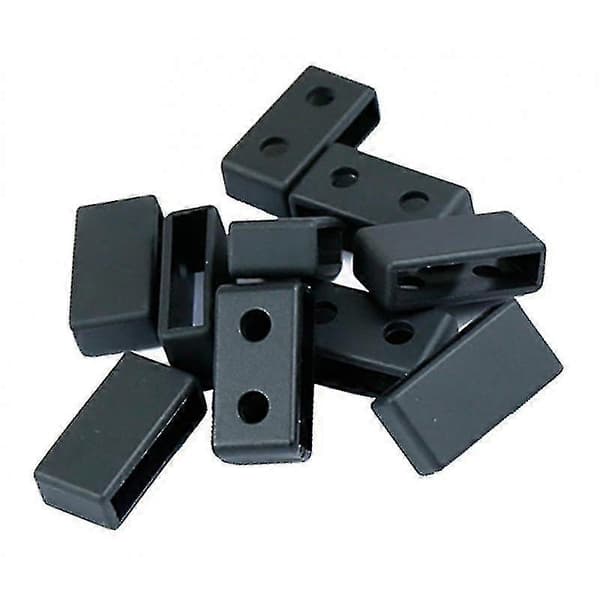 10x gummiremssløjfe til G-shock Ba100 Ga100 holder sort 22mm (FMY)