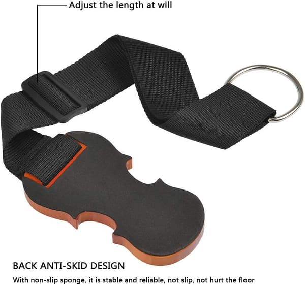 Cello Stopper sklisikker holder stopp solid treholder for celloankerbeskyttelse med 4 formede hull