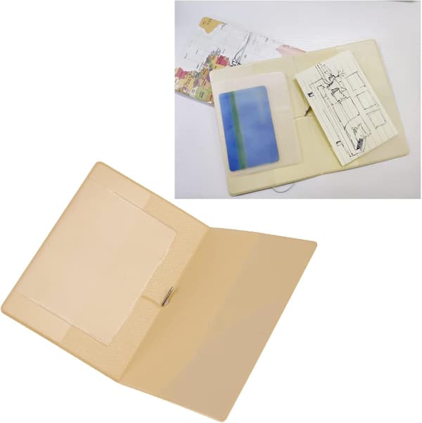 Slim World Map Personalized Travel Passport Cover Ace