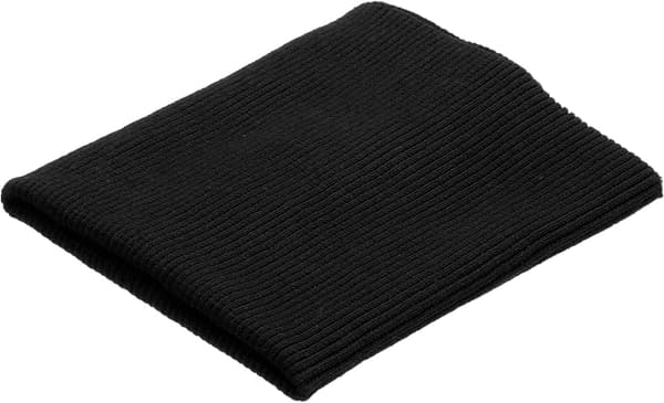 Elastiska muddar ribbade kanter 4\" x 3.5\" bomullstyg stickad ribbstretchtejp mudd ärmlinning för sömnad, svart 1 par Purple