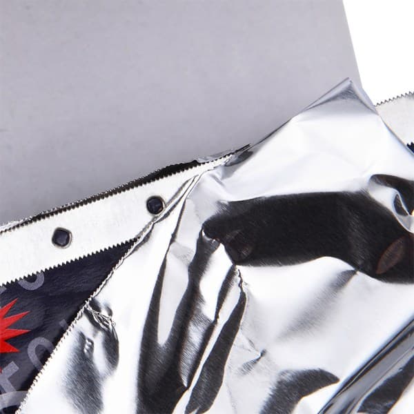 Aluminiumsfolie for hår 9,1*4,3cm, Blank Sølv Frisør