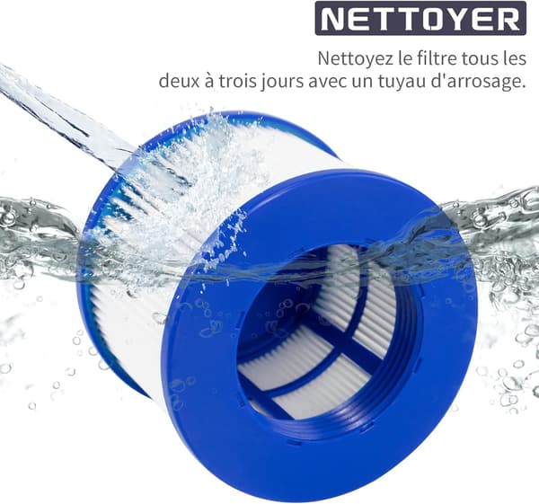 Skrue-i Spa Filter, Filterpatron til Clever Spa, 75 x 100 mm Filter, Filterpatron til Spa. (4)
