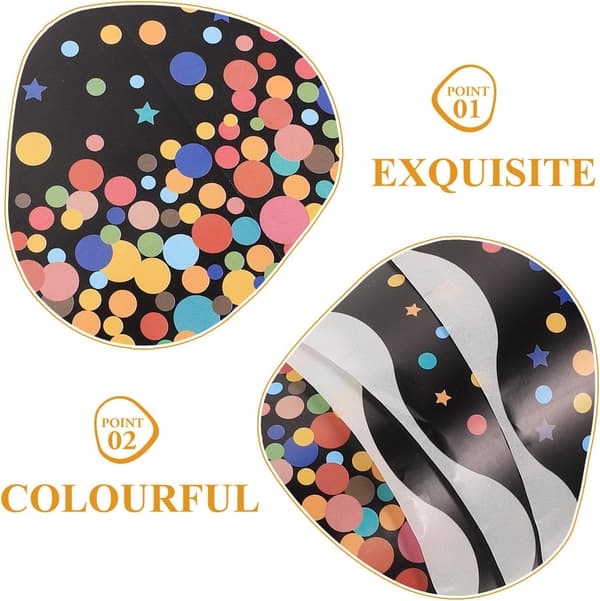 Black Bulletin Board Stickers, Removable Self-Adhesive Border Decals