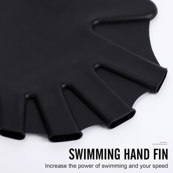 Silicone Webbed Swimming Gloves, Adjustable Webbed Swim Gloves for Unisex, Swimming Accessories for Training, Surfing, Diving