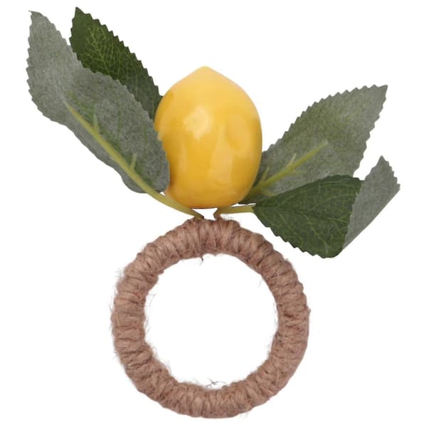 Citron Servietringe Sæt, Citronranke Servietringe, til Hjem, Højtidspynt
