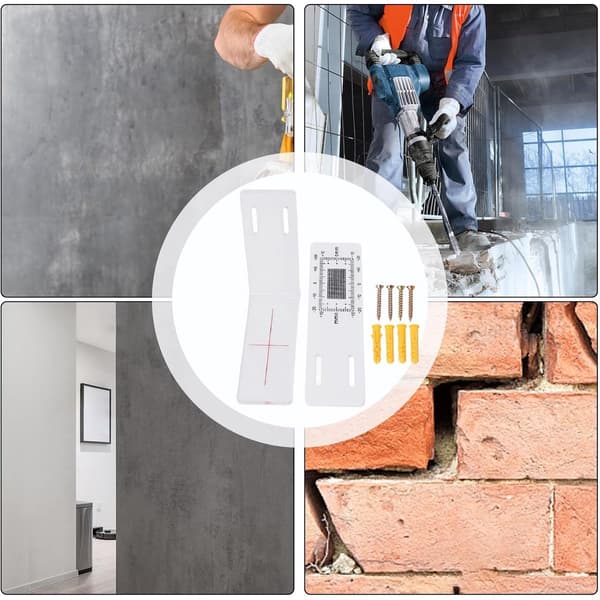 Crack Meter with Precision ABS Acrylic Stand for Angle Monitoring of Wall Cracks - Measure Development Over Time ...