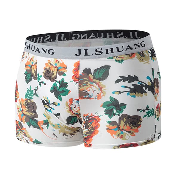 4-pak bomulds boxershorts til mænd, komfort til alle årstider, åndbare og bløde 4 PCS M 4 PCS M