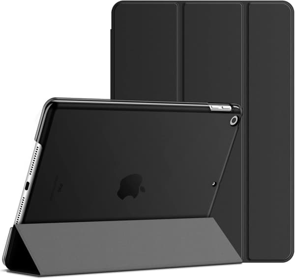 Etui til iPad 10,2 tommer (2021/2020/2019 model, 9./8./7. generation), Auto Wake/Sleep Cover (Sort)