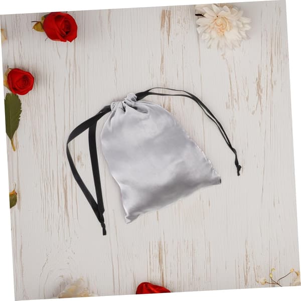 Storage Dust Bag Fabric Cosmetic Drawstring Pouch Portable Travel Organizer Packing