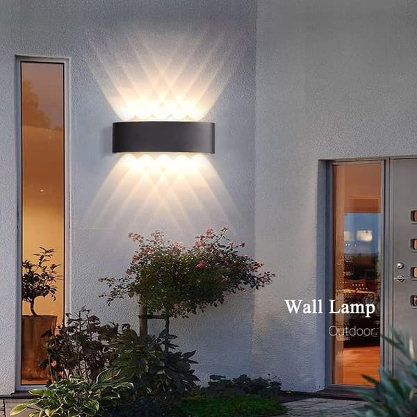 LED-væglamper indendørs op og ned 10W 3000K væglampe, moderne Bl