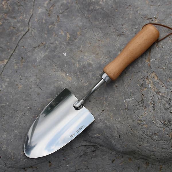 Hagespade i rustfritt stål, håndspade, gravespade, plantespad, hagespade