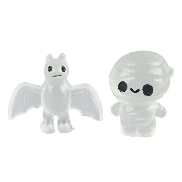 8 stk Halloween-pynt Miniature Lysende Gravsten Græskar Kranie Spøgelse Haveudsmykning