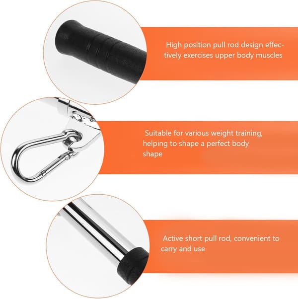 Iron Bicep Pull-Up Bar, Robust Professional Tension Bar for Men, Gym Training