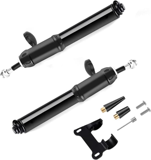 Cykelpump, Bärbar Minicykel Däckpump, Super Snabb Däckuppblåsning Kompatibel med Universal Presta och Schrader Ventilpump