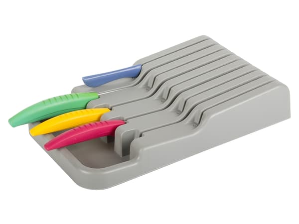 Knife Holder Insert / Knife Rack / Knife Storage - Drawer Insert for Kitchen 550