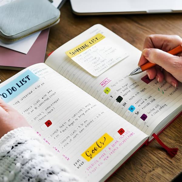 A-Ö Tab Stickers - 390 Pieces, Transparent Alphabetical - for Notebooks, Notes, Registers
