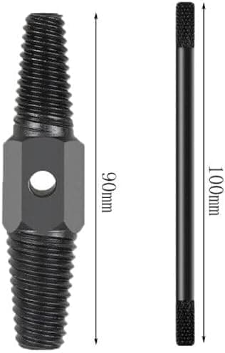 Alsidig dobbelthovedet ødelagt skrueudtrækker (1/2\" og 3/4\") til rørfittings og ventiler