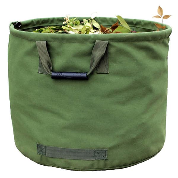 125L Extra Heavy Duty Garden Bag with Handles, Green Leaf Large