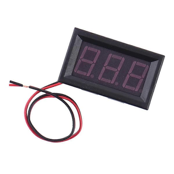2-leder AC70-500V Digital Volt Spændingsmåler Voltmeter Bil Motor 0.56'' Rød