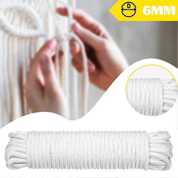 Værbestandig flaggstangtilbehør: 20M flaggline i nylon (FMY)
