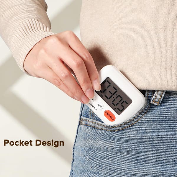 Kitchen Timer Child Timer, Timer with Switch, Suitable for Various Occasions such as Cooking, Baking, etc，Comes with an AAA Battery