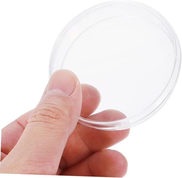 Glass Petri Dishes, High Borosilicate Glass Material, 5 Pcs with Reliable and Practical Design