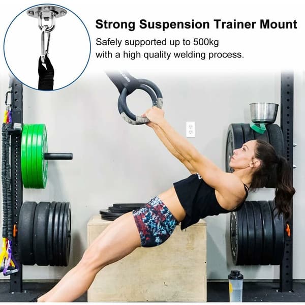 Wall-mounted hook for hanging hammock, yoga, hanging chair and punching bag