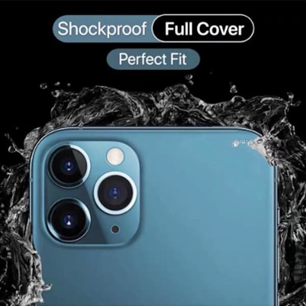 Linsebeskyttelse for iPhone 11 kamera Herdet glass 2-pakning