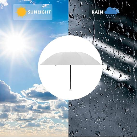 Compact Mini Umbrella Windproof Travel Umbrella With Storage Case Easy To Fold Lightweight Small Umbrella 14cm 90cm