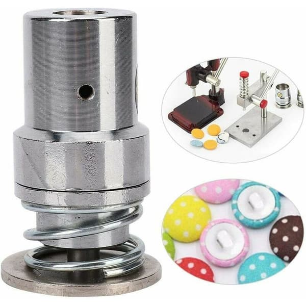Fabric Covered Button Mold, Round Bread Mold Press Mold Tool for Manual Press Machine DIY Buttons (24L)