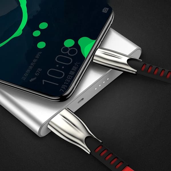 USB C -latausdatakaapeli USB Type C -kaapelille S8 S9 S10 Super Charge (sininen)