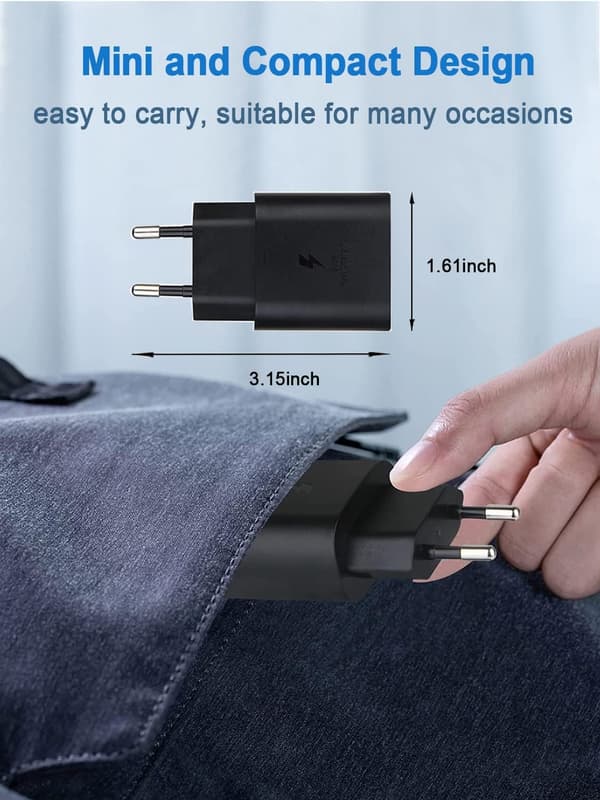 25W Samsung hurtigoplader USB C oplader stik PPS opladerstik