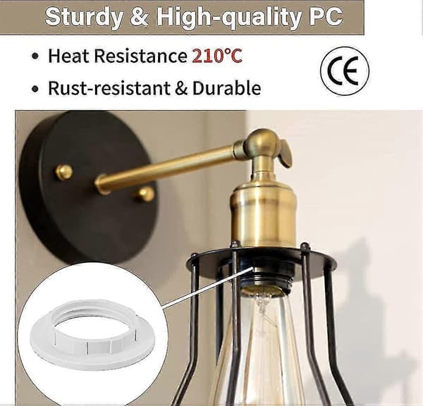 E14 Skruering til lampe, gevindring til lampe 2 stk. (FMY)