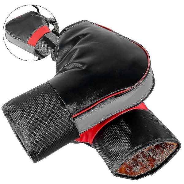 1 Pair Motorcycle Handlebar Gloves Protective Motorcycle Scooter Thick Warm Handlebar Gloves Rainproof Winter Warmer Gloves