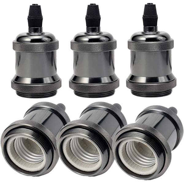 Edison-lampeholder, keramisk lampeholder, industriel retro-adapter