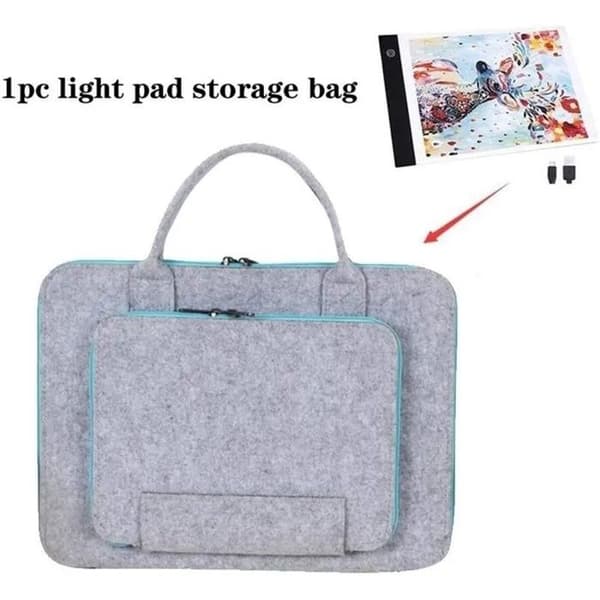 Filt Storage Bag for Diamond Painting - A4 14-inch Light Panels - Accessories and Tools