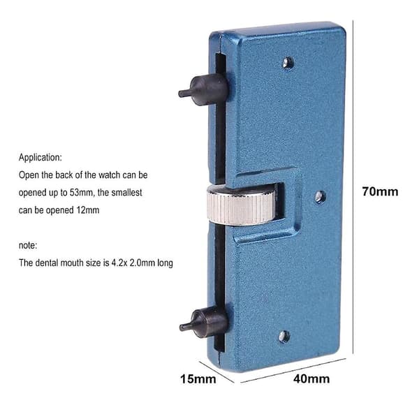 Adjustable Watch Back Case Opener Tool Press Closer Remover Wrench Watch Battery Remover Screw