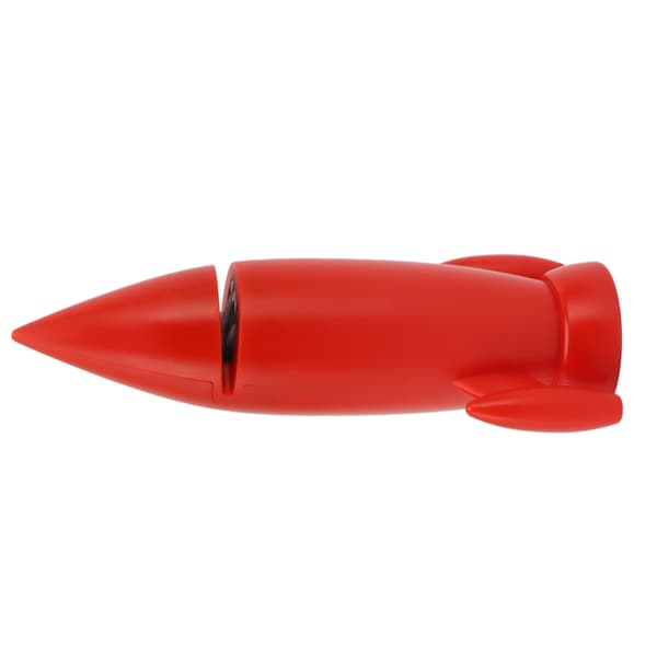 Ceramic Handheld Knife Sharpener, Red, Manual for Kitchen Knives and Scissors