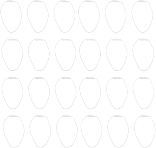 1000 hvite bomullssnorer for klesmerker Prislappsnorer Fester Robuste klesmerkesnorer