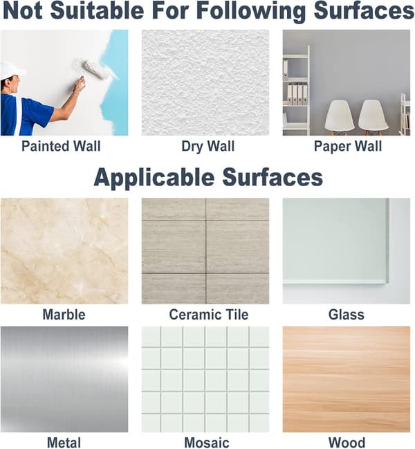12-pack Small Self-Adhesive Wall Hooks, Extra Strong, Transparent Adhesive Hooks for Hanging