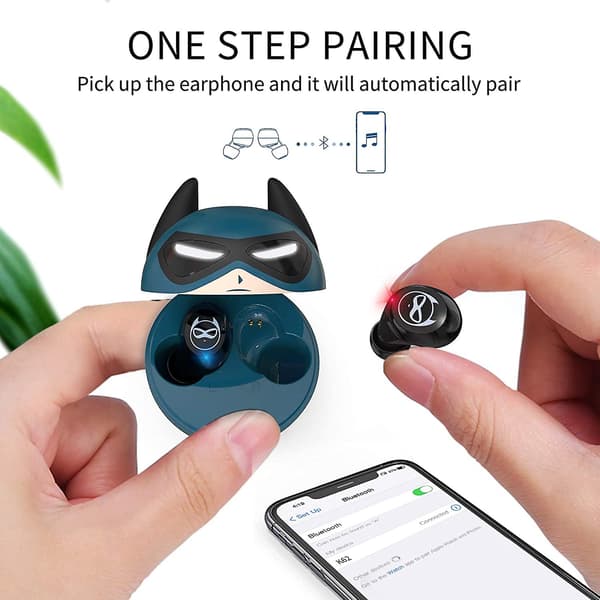 Wireless Earbuds, TWS Wireless Earbuds with Dual Microphones for iPhone and Android