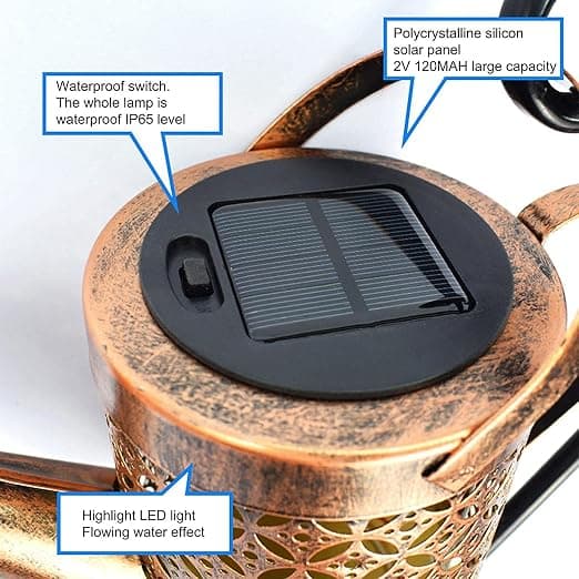 Hagelampor, stjerneregn hagekunstlamper, dekorative