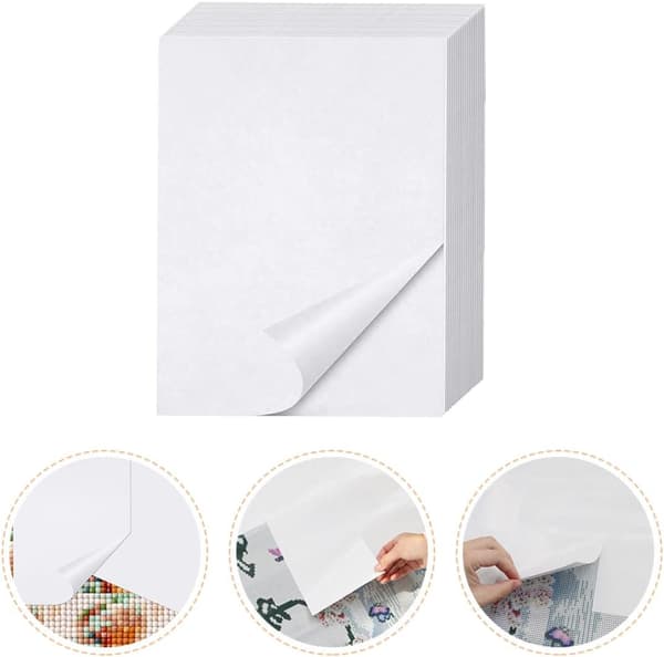 Release Paper A5 20 Sheets Non-Stick DIY Protective Dust Cover Stickers