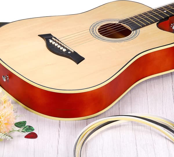 Plastbindande Purfling Strip 1650x6x1.5mm Gitarrkantlist för Akustisk Klassisk Vit 2-pack size_name 0.87 Inch x 118 FT