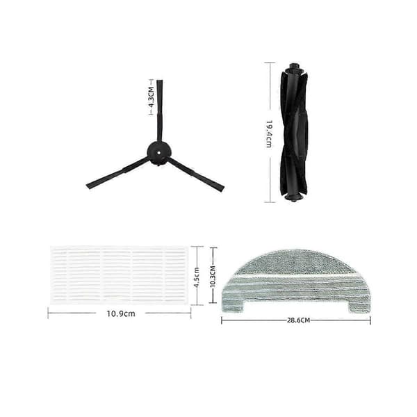 Replacement Accessory Set for AutoVac /Halo, T10+ T10, L6 Pro