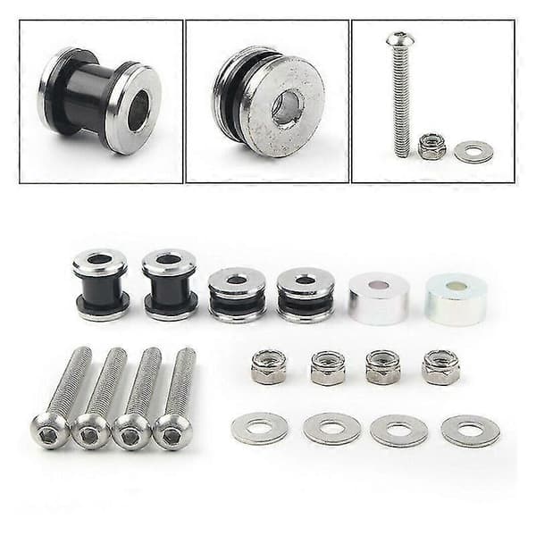 Motorcycle Sissy Bar Luggage Rack Docking Hardware Kit for 1984-2017 Softail Low FLSTC FXST(F1020)