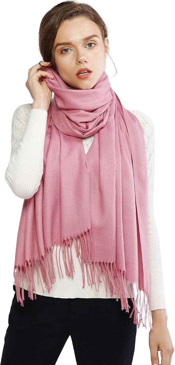 Dameskjerf Pashmina Sjal og omslag for bryllup Skjerf for kvinner Vinter