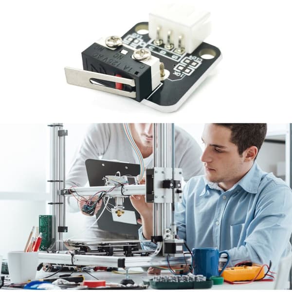 10 stk. 3D-printer endestopkontakt 3 ben kompatibel med CNC Ramps 1.4 RepRap 3D-printer til -10 10S, S4, S5