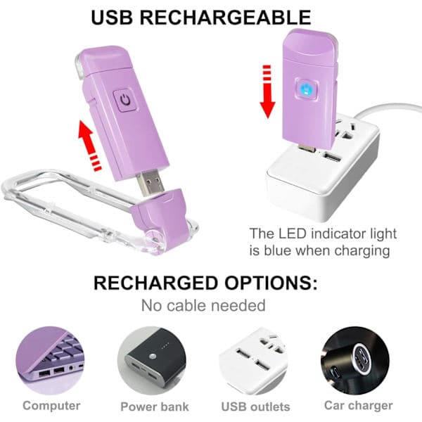 LED clip-on book light, USB rechargeable bookmark light, bedside lamp, children's book light, adjustable brightness.