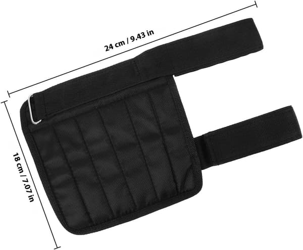 Adjustable Oxford Fabric Wristbands with Weights 2 pcs 5 kg Steel Plate